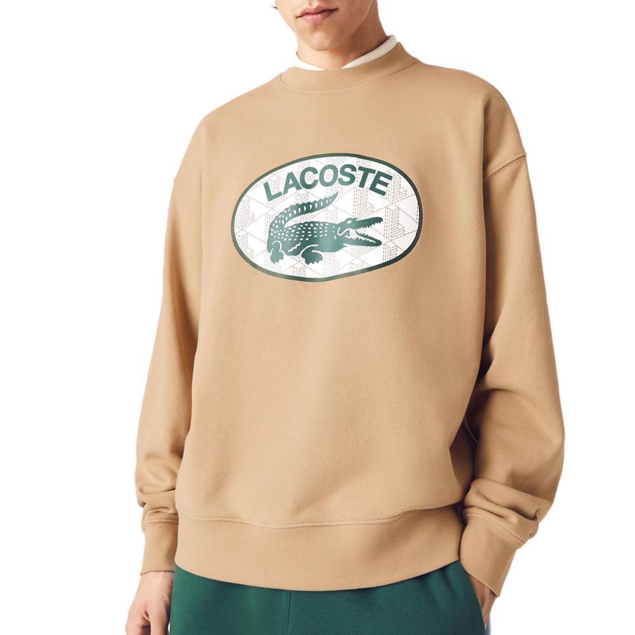 Voir la diapositive 2 : Lacoste Sweat beige homme lacoste sweatshirt sh2524