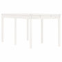 Voir la diapositive 2 : VIDAXL Table de jardin blanc 159,5x82,5x76 cm bois massif de pin