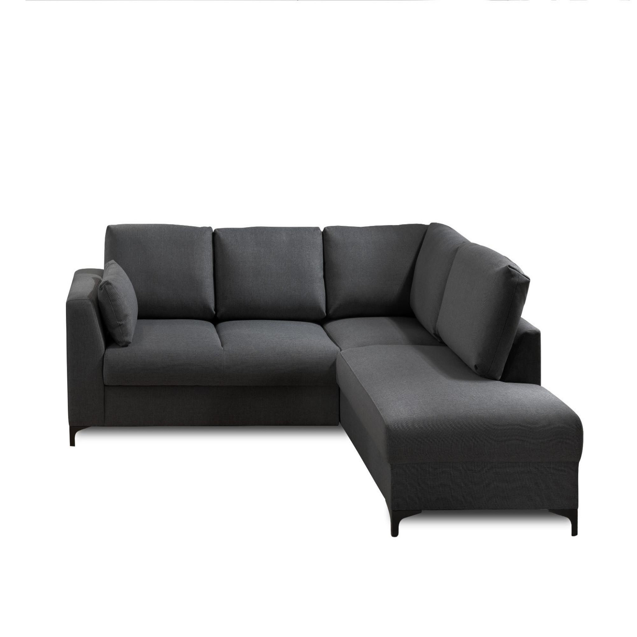 Voir la diapositive 6 : LISA DESIGN Tala - canapé d'angle droit - convertible - 5 places - en tissu