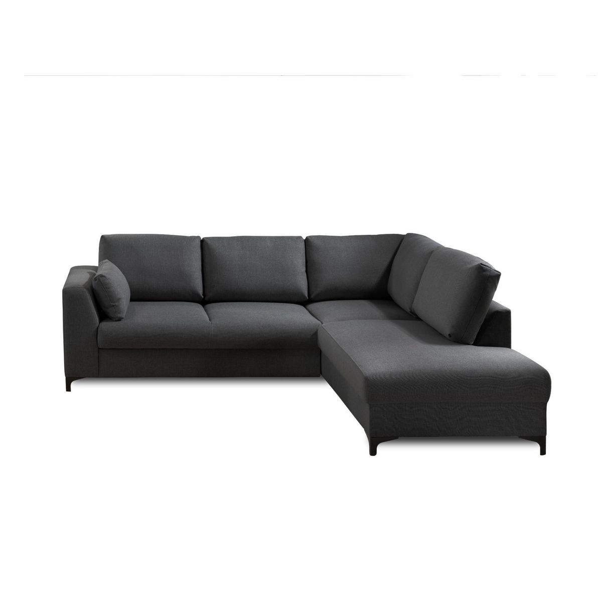 LISA DESIGN Tala - canapé d'angle droit - convertible - 5 places - en tissu