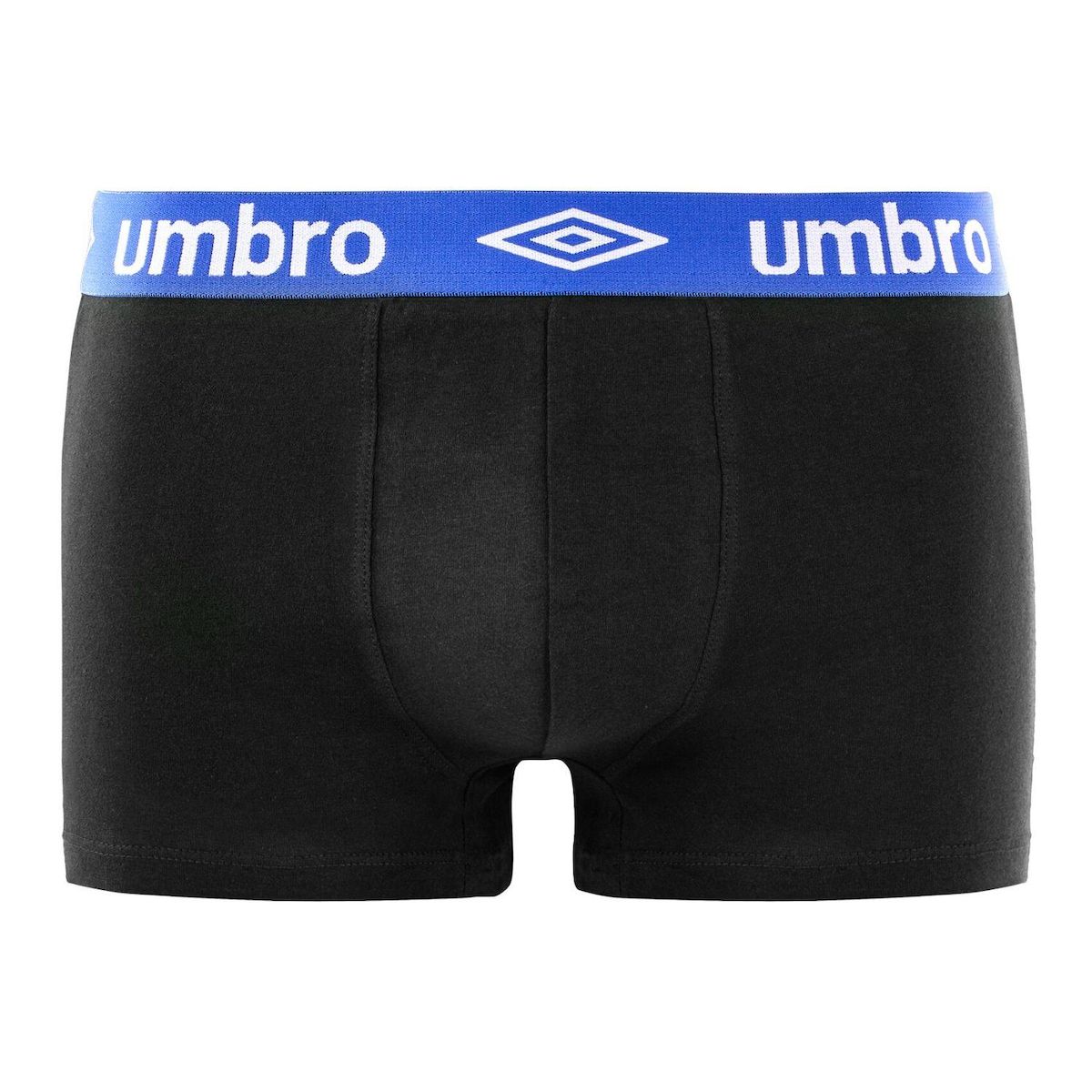 UMBRO Lot de 4 Boxers coton homme uni ceinture colorées
