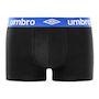 Voir la diapositive 6 : UMBRO Lot de 4 Boxers coton homme uni ceinture colorées