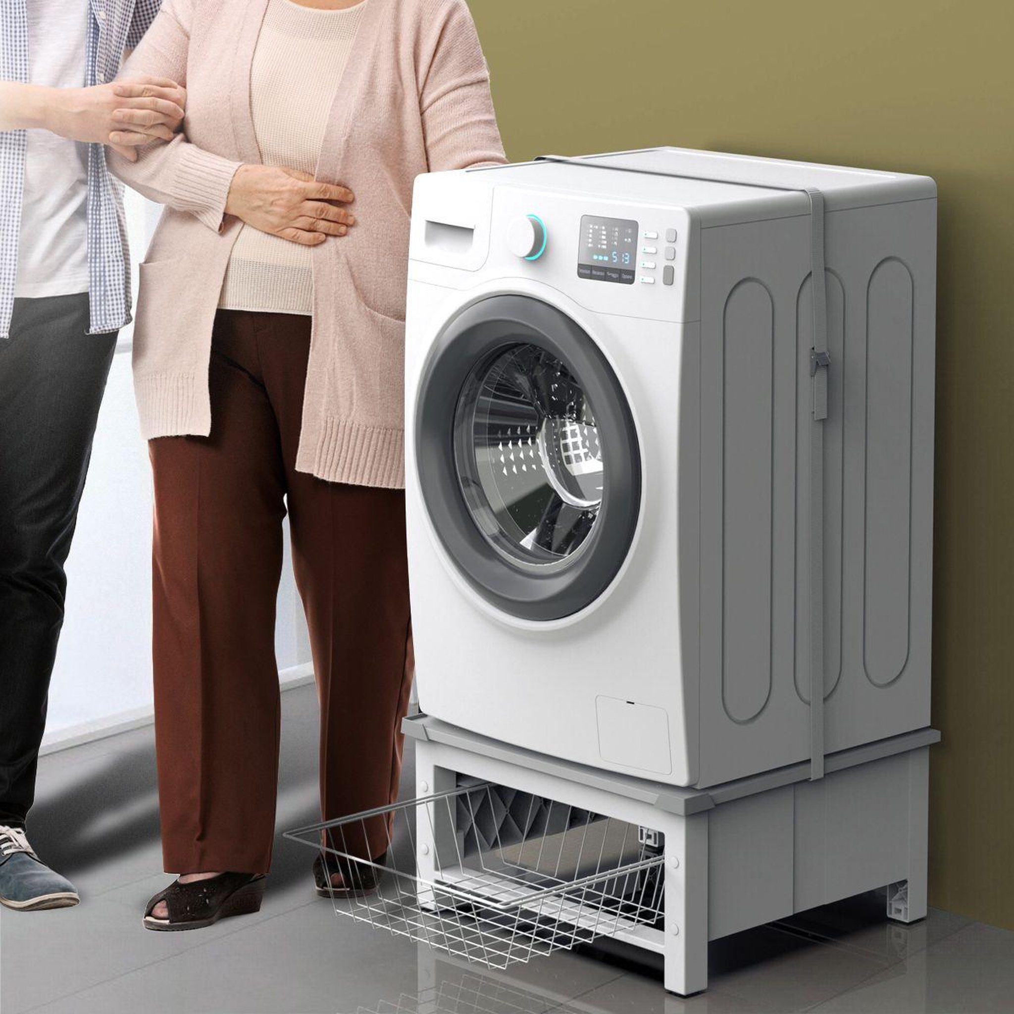 Voir la diapositive 5 : Meliconi Kit de réhausse pour lave-linge