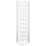Voir la diapositive 4 : VIDAXL Lit sureleve a gabion circulaire 3pcs Acier galvanise Ø30x100cm