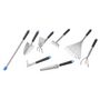 Voir la diapositive 2 : HI HI Ensemble d'outils de jardin 8 pcs Argente Metal