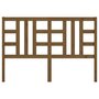 Voir la diapositive 4 : VIDAXL Tete de lit Marron miel 146x4x100 cm Bois massif de pin