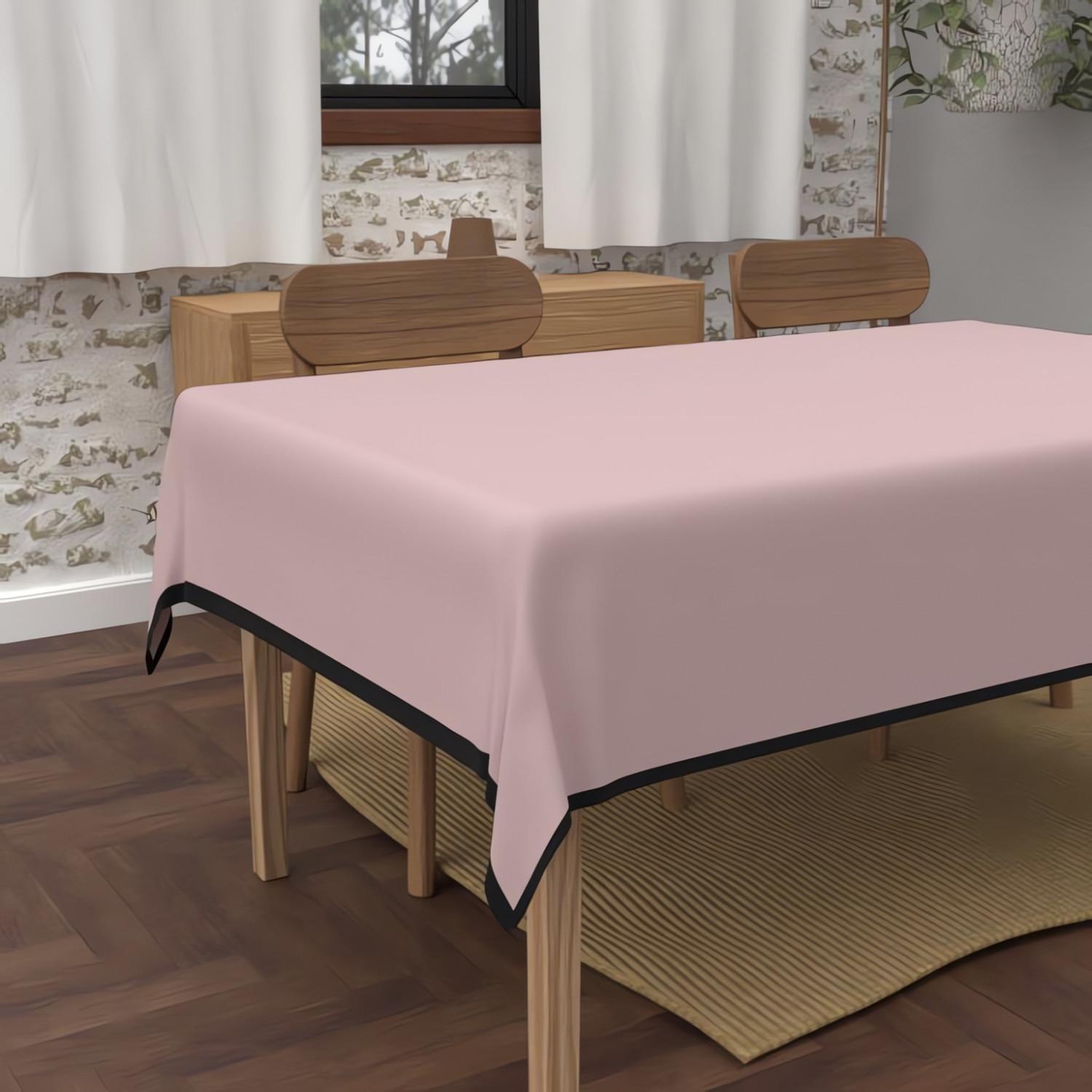 Voir la diapositive 2 : SOLEIL D'OCRE Nappe anti-tâches en microfibre lavée BOHEME, par Soleil d'Ocre