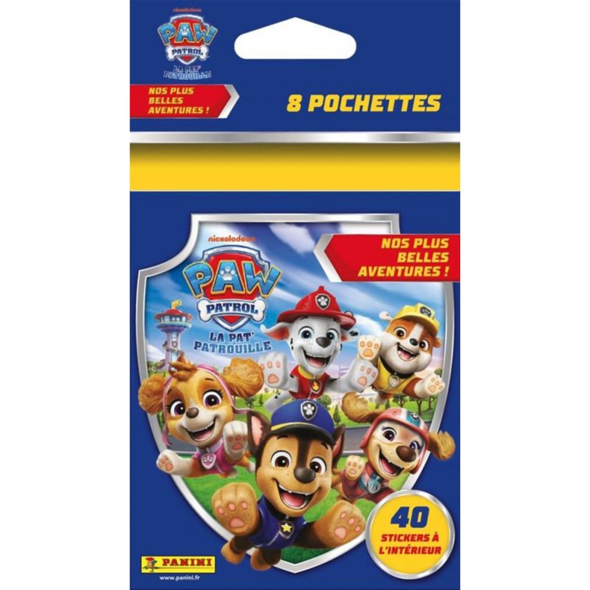 Panini Cartes à collectionner Panini Paw Patrol Pat'Patrouille 11 Nos plus belles aventures ! Blister 8 pochettes