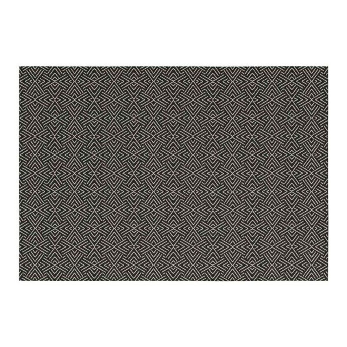 Paris Prix Tapis Tissé Déco  Aztek  120x170cm Noir