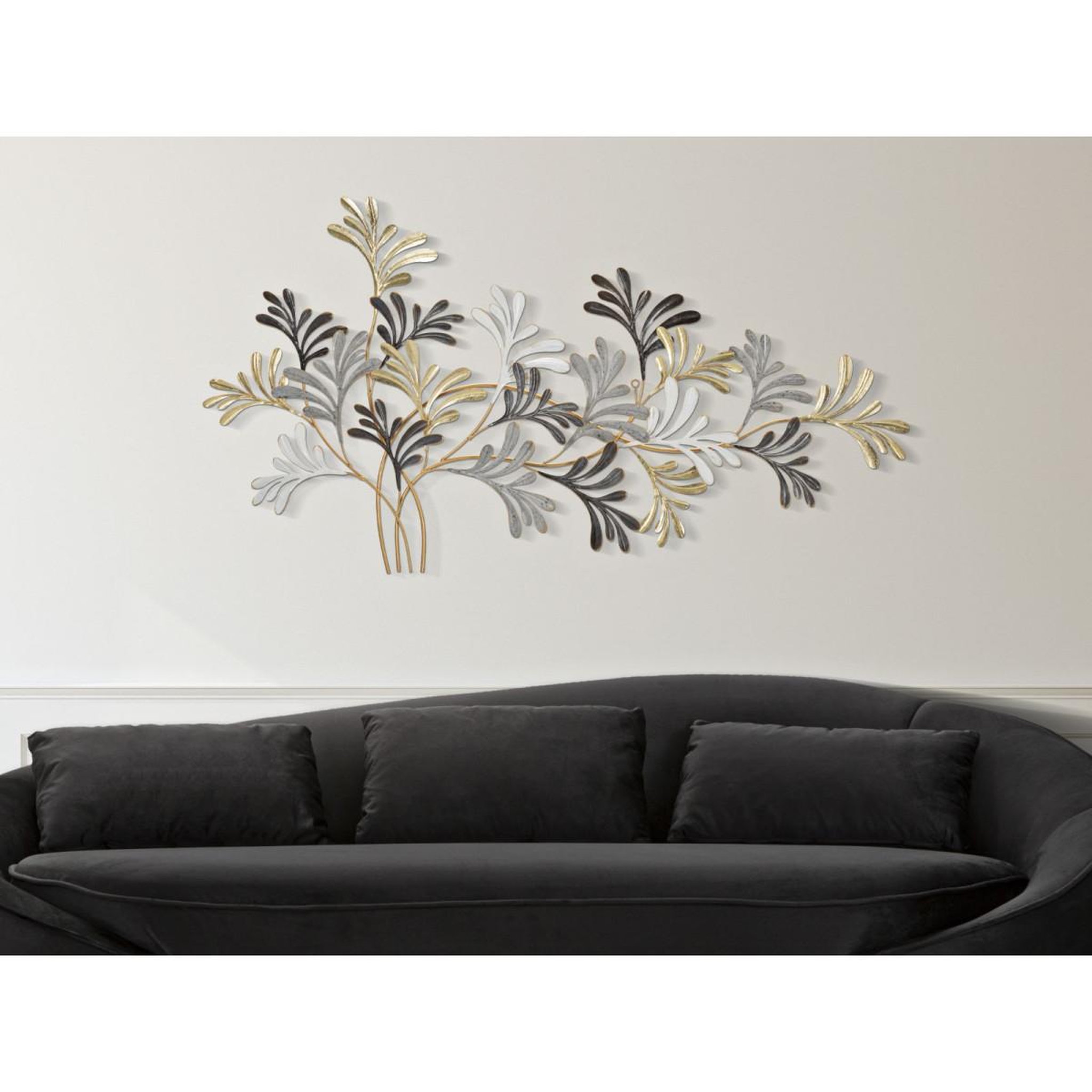 Voir la diapositive 5 : Paris Prix Décoration murale en métal  lixy  130cm multicolore