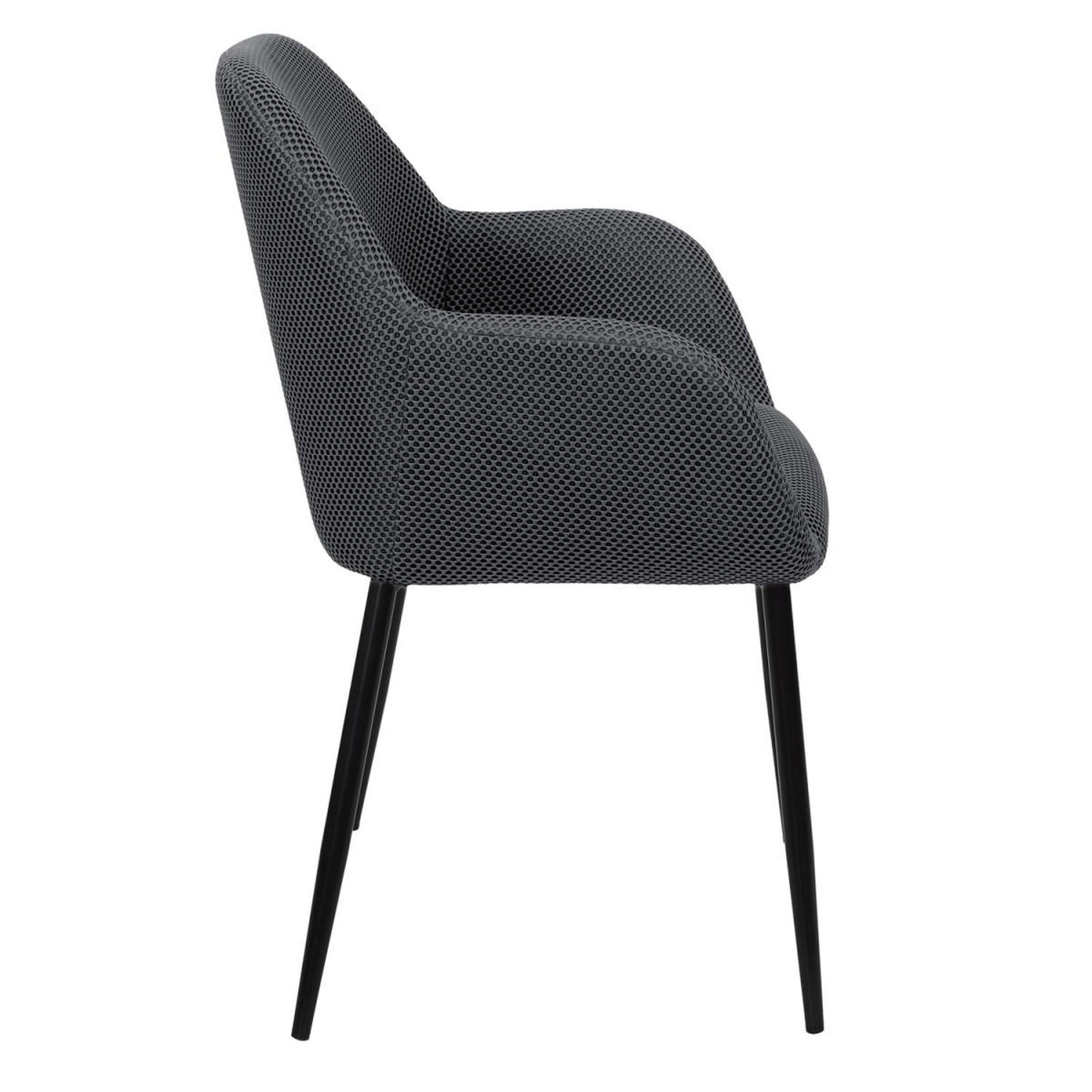 Voir la diapositive 4 : The Home Deco Factory Lot de 2 chaises fauteuil  atome  85cm gris