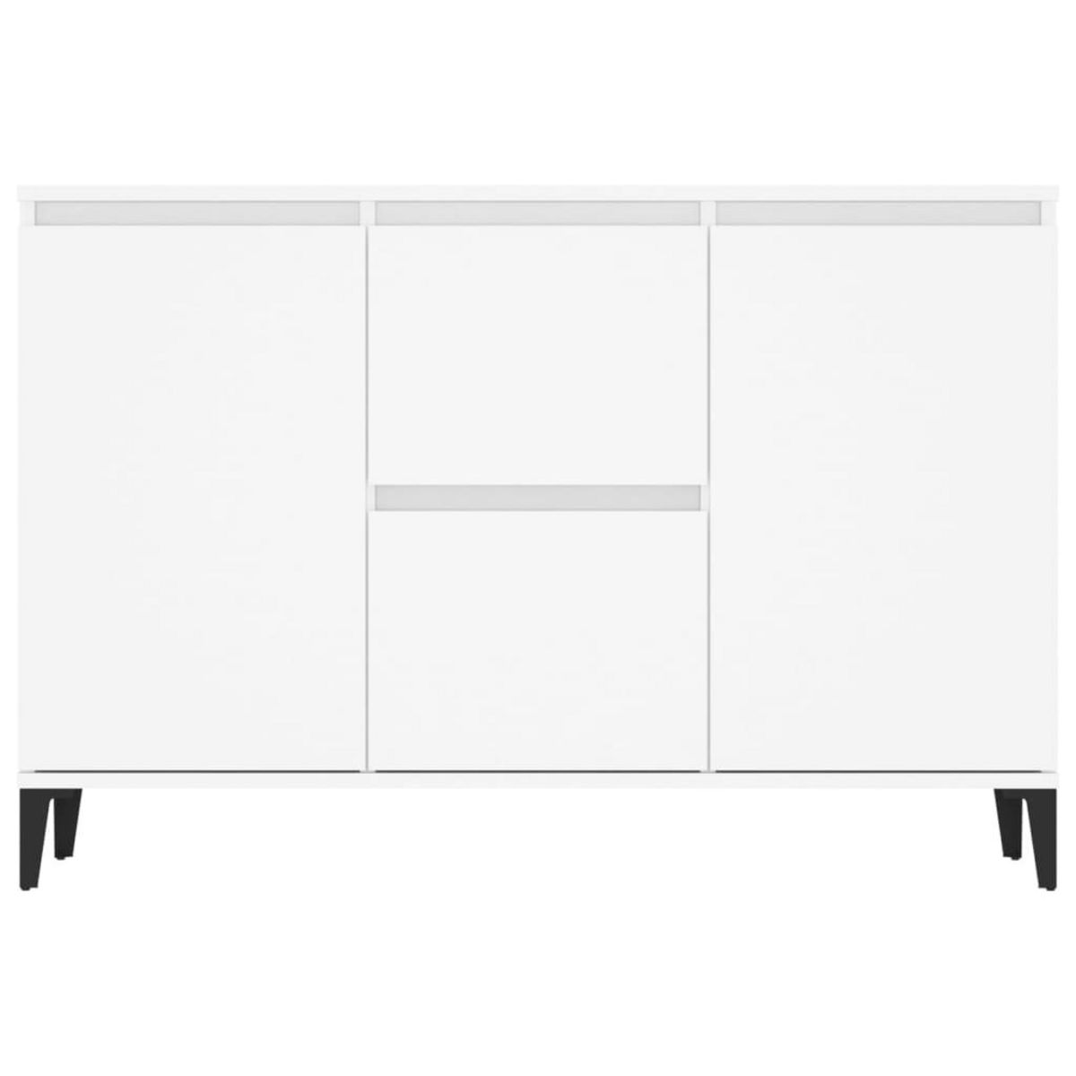 VIDAXL Buffet blanc 104x35x70 cm bois d'ingenierie