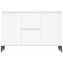 Voir la diapositive 5 : VIDAXL Buffet blanc 104x35x70 cm bois d'ingenierie