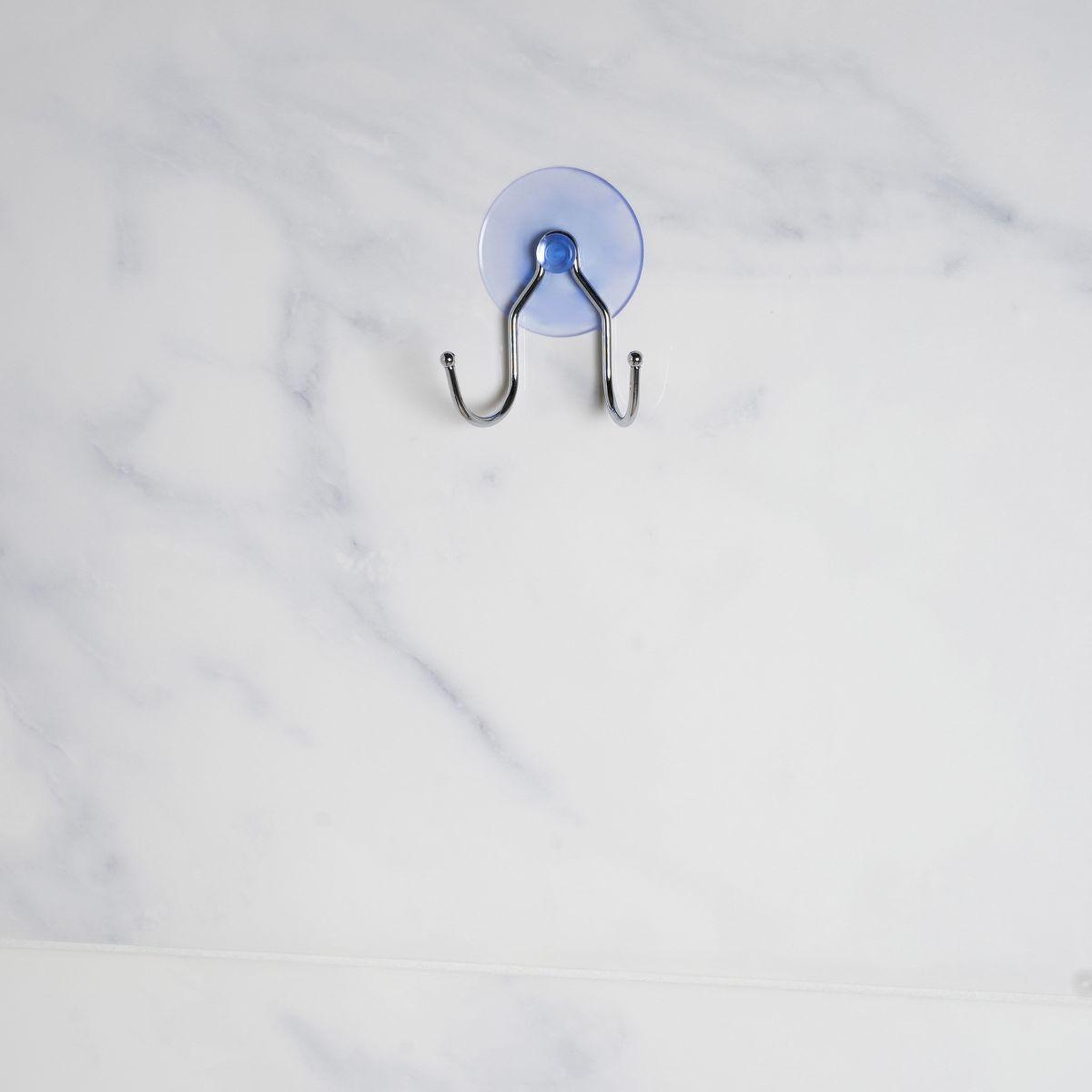 Voir la diapositive 2 : Douceur d'Intérieur Double crochets ventouse  filaire basic  7cm chrome