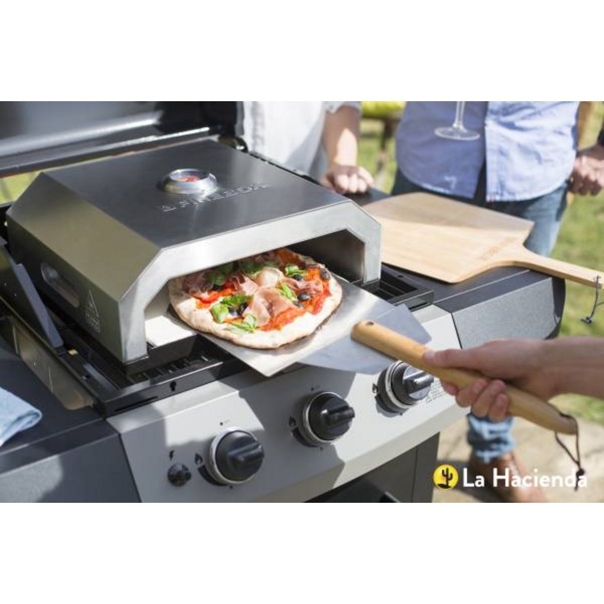 Four à pizza pour barbecue - Acier inoxydable - 20x40x44.5cm - FIREBOX