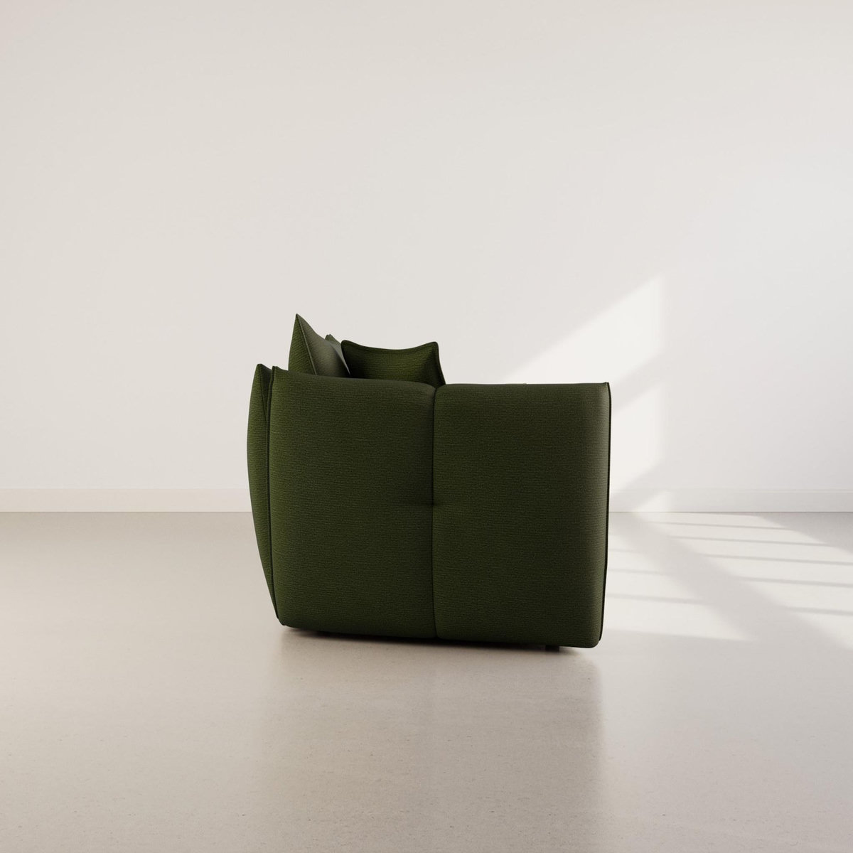 LISA DESIGN Cassiopee - canapé d'angle droit 4 places en tissu texturé