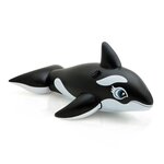 INTEX Bouée Gonflable à Chevaucher  Orque  193cm Noir