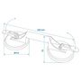 Voir la diapositive 6 : PROPLUS ProPlus Appareil de levage a vide avec 2 ventouses Aluminium