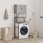 Voir la diapositive 3 : VIDAXL Armoire de machine à laver sonoma gris 68x48,5x194 cm