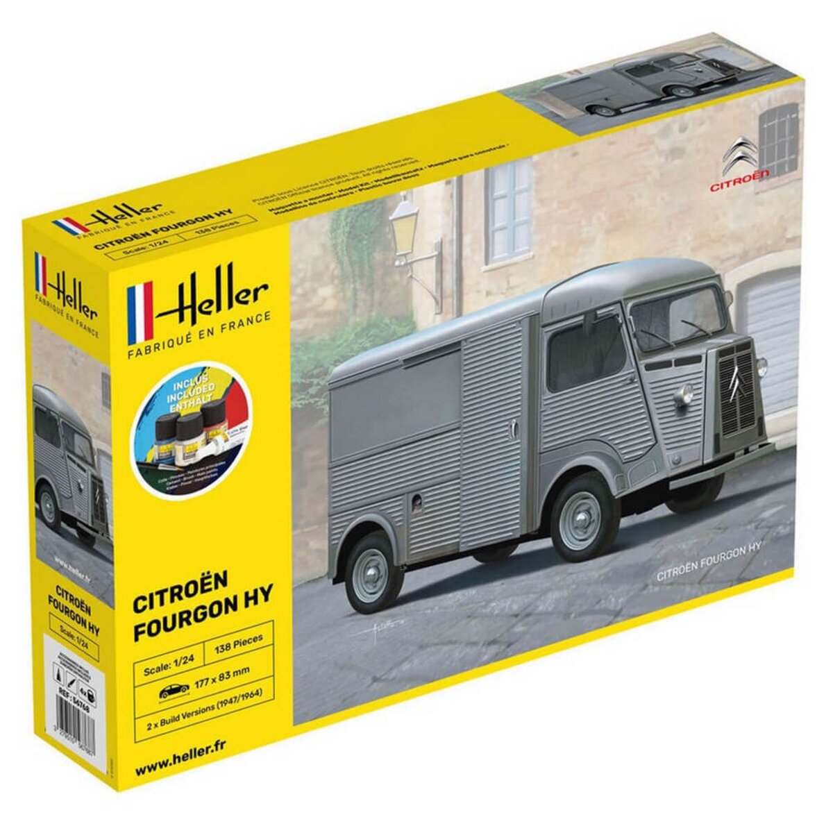 Heller Maquette véhicule : Kit : Citroën Fourgon HY pas cher