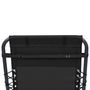Voir la diapositive 5 : VIDAXL Appui-tete de chaise longue Noir 40x7,5x15 cm Textilene