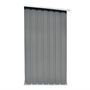 Voir la diapositive 5 : VIDAXL Abri de stockage de bois Acier galvanise 163x83x154 cm Gris