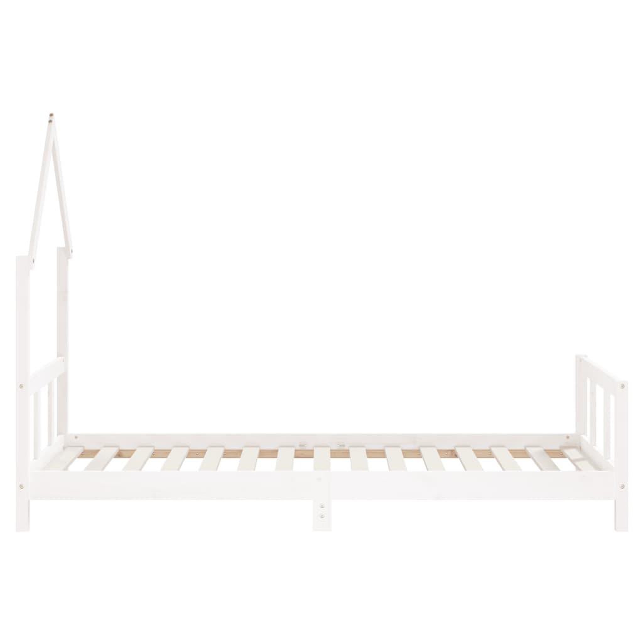 Voir la diapositive 5 : VIDAXL Cadre de lit pour enfants blanc 90x190 cm bois de pin massif