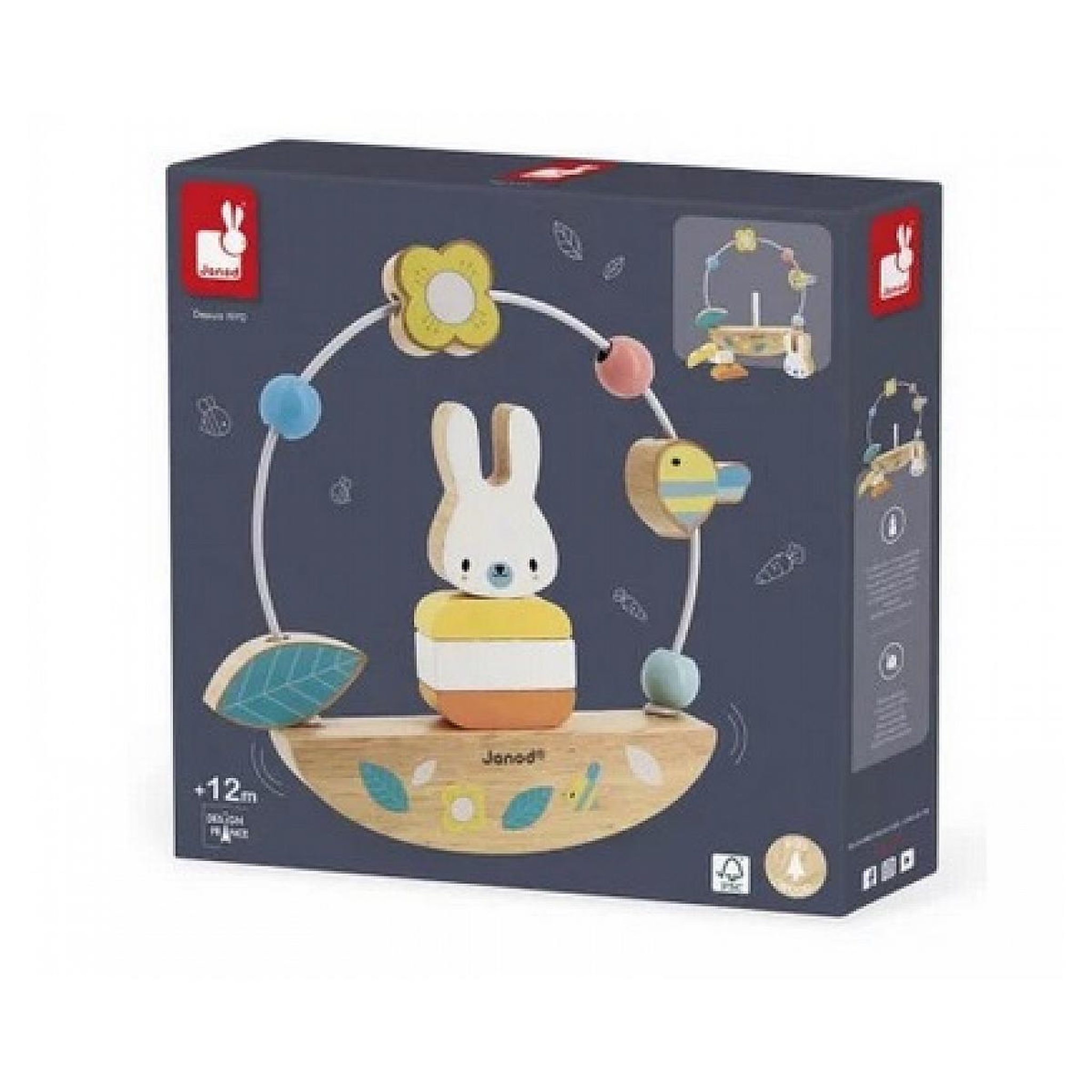 Juratoys-Janod Looping Basculo Lapin Pure