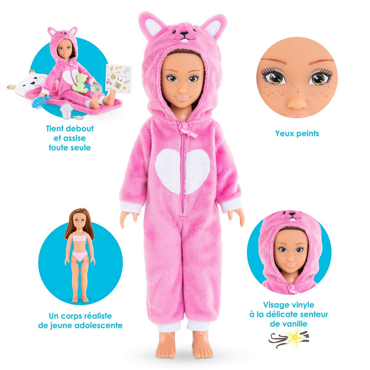 Corolle Coffret Poupée Corolle Girls Zoé Pyjama Party