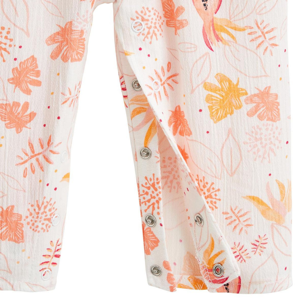 Petit Béguin Combinaison bébé en gaze de coton Sumba