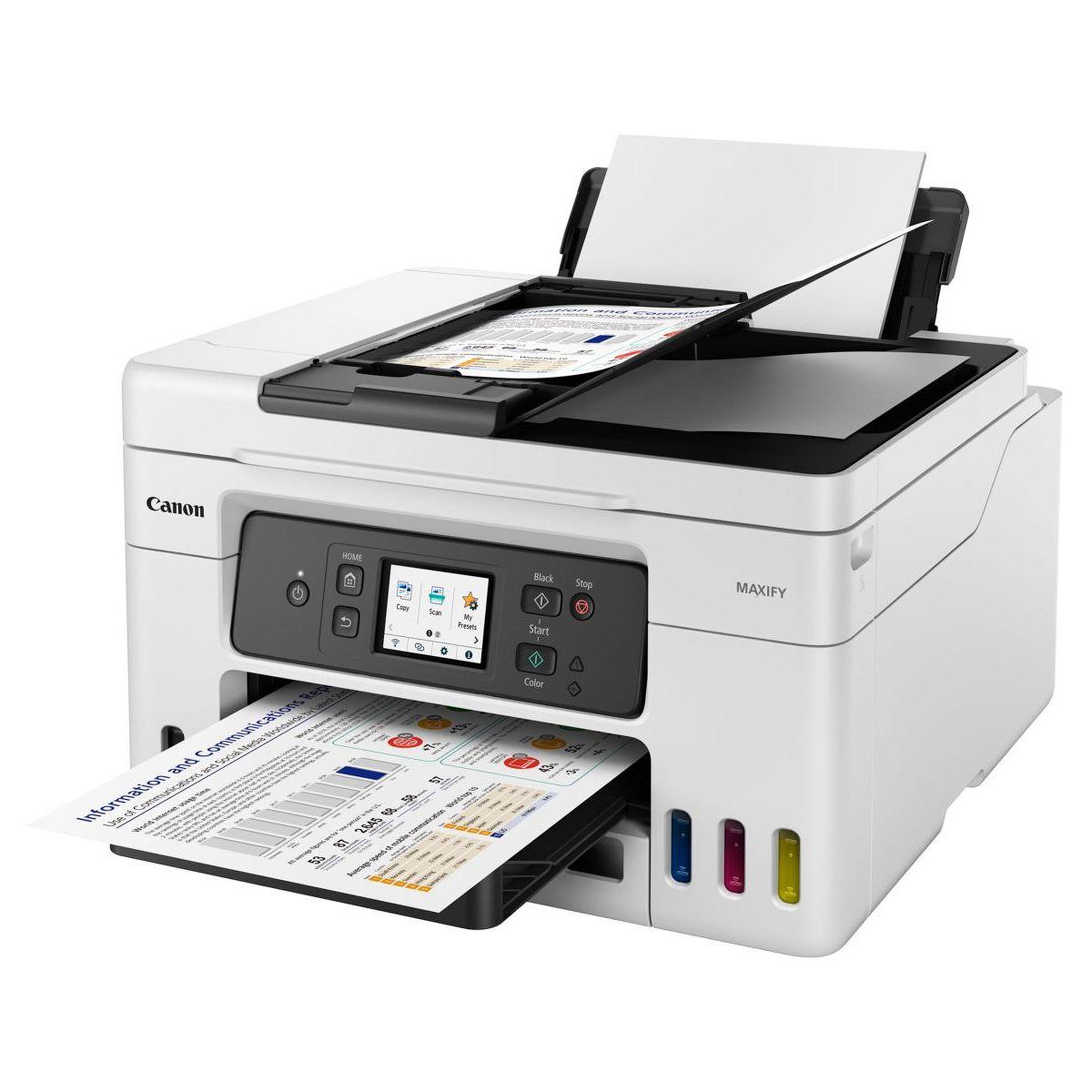 Voir la diapositive 5 : Canon Imprimante jet d'encre MegaTank Gx 4050