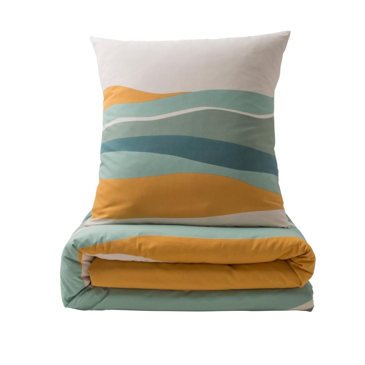 FUTURE HOME Parure de lit 2 personnes paysage réversible