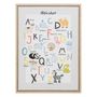 Voir la diapositive 1 : ATMOSPHERA Toile imprimée sur cadre Alphabet 30x40 cm