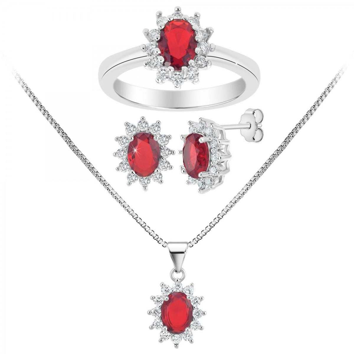 SC CRYSTAL Parure SC Crystal ornée de Zirconium