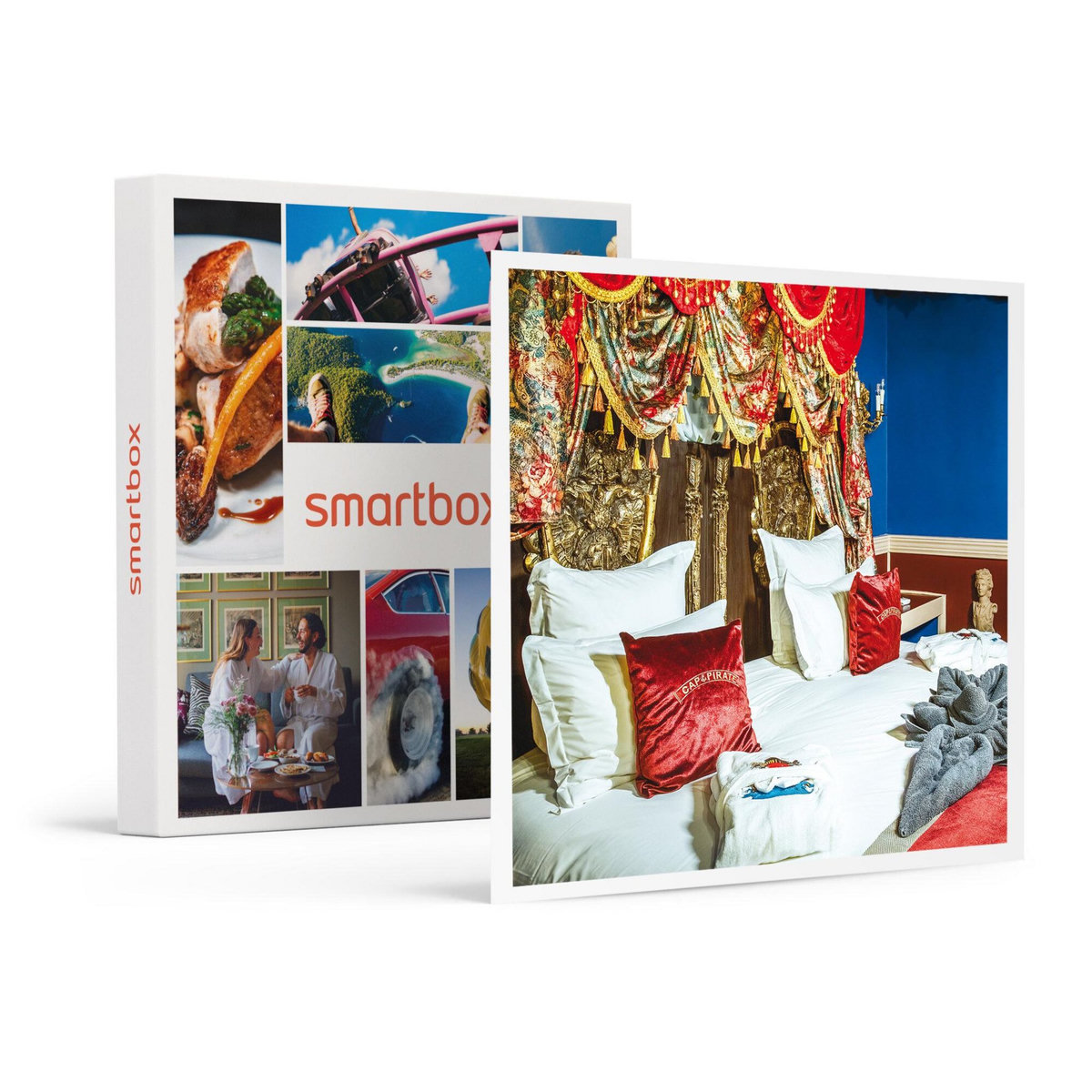 Smartbox Séjour de rêve au Cap d'Agde : 2 jours en hôtel 5* avec dîner et entrée au Pirates World - Coffret Cadeau Séjour