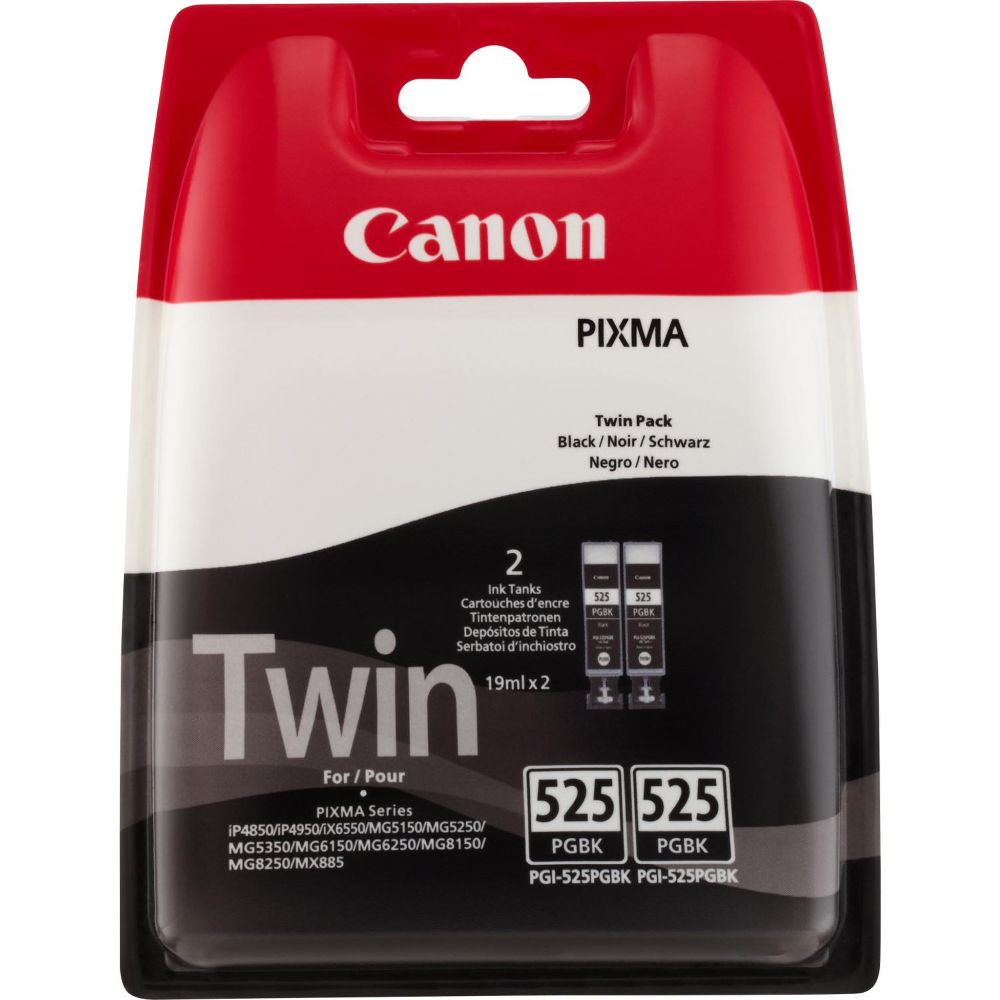 Voir la diapositive 2 : Canon Cartouche d'encre pgi525bk (2 cartouches noires)