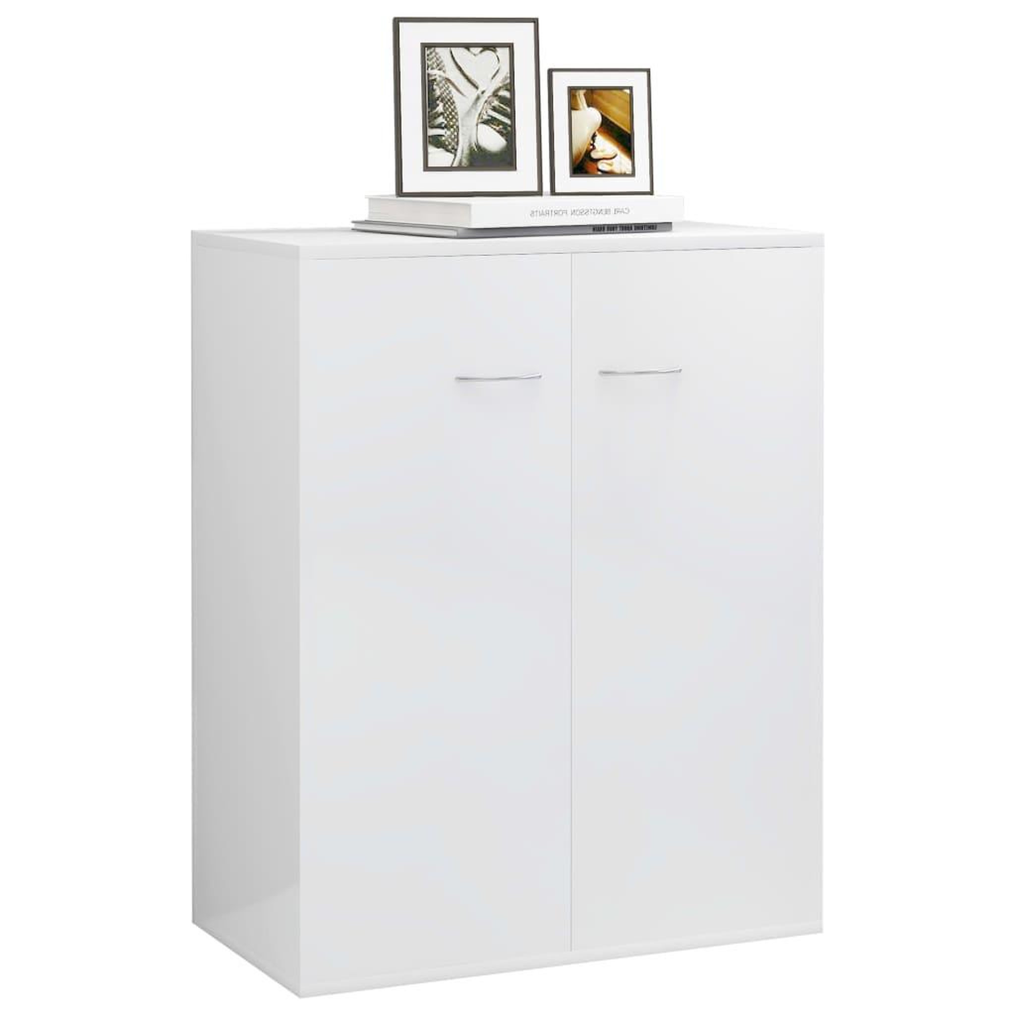 Voir la diapositive 4 : VIDAXL Buffet Blanc brillant 60x30x75 cm Bois d'ingenierie