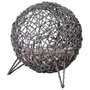Voir la diapositive 4 : PAWHUT PawHut Panier chat lit chat cosy grand confort dim. Ø 52 x 58H cm coussin moelleux beige inclus résine tressée imitation rotin gris