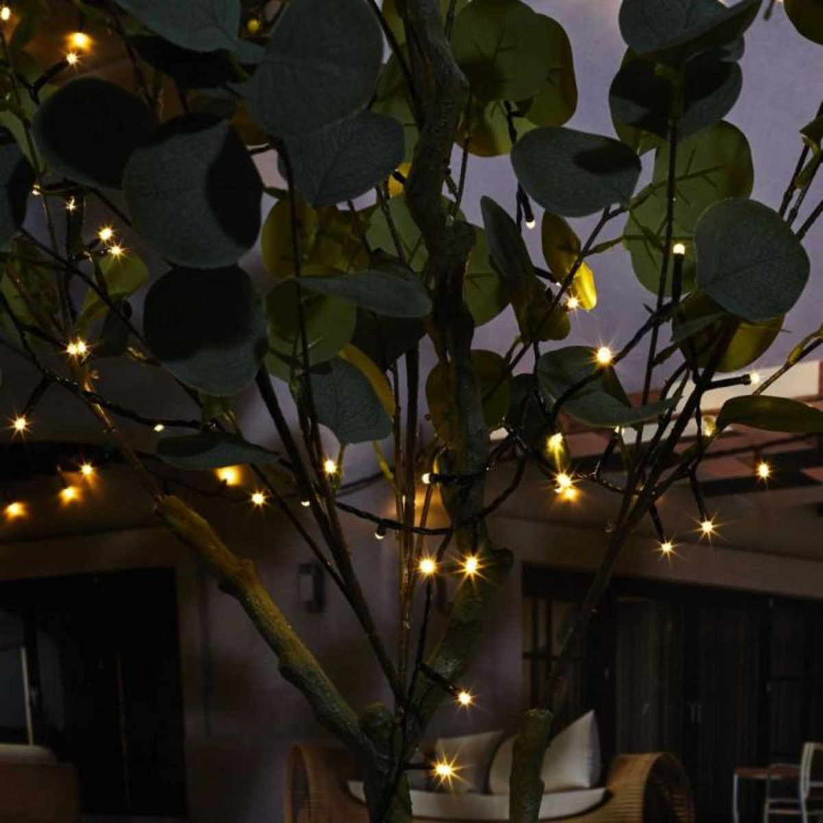 Paris Prix Guirlande Lumineuse d'Extérieur  200 LED  20,6m Noir