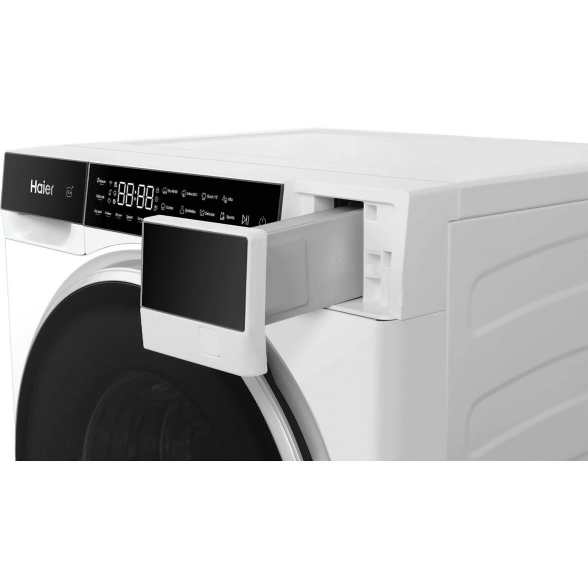 Voir la diapositive 4 : HAIER Lave linge séchant hublot hwd50-bp12307u-s - 5/2,5 kg - 1200 tr/min - classe a - moteur inverter - connecté
