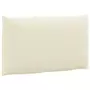 VIDAXL Coussins de palette 3 pcs blanc creme tissu oxford