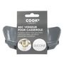 Voir la diapositive 3 : Paris Prix Bec Verseur pour Casserole  Récipient  12cm Gris