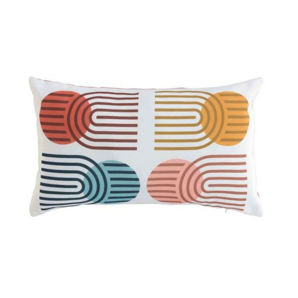 Paris Prix Coussin Déco Imprimé  Pop Art  30x50cm Blanc