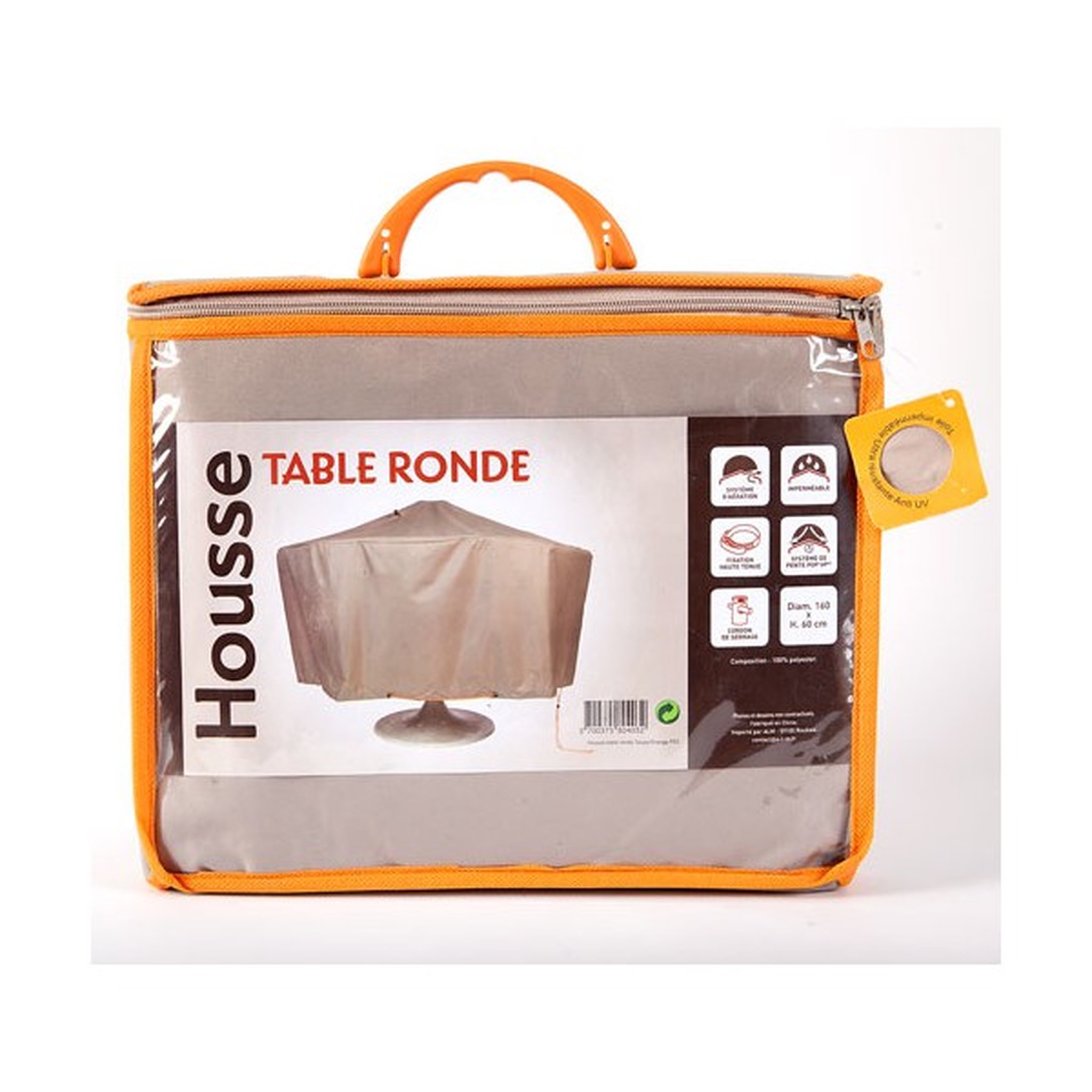 Voir la diapositive 2 : Housse de protection pour table ronde