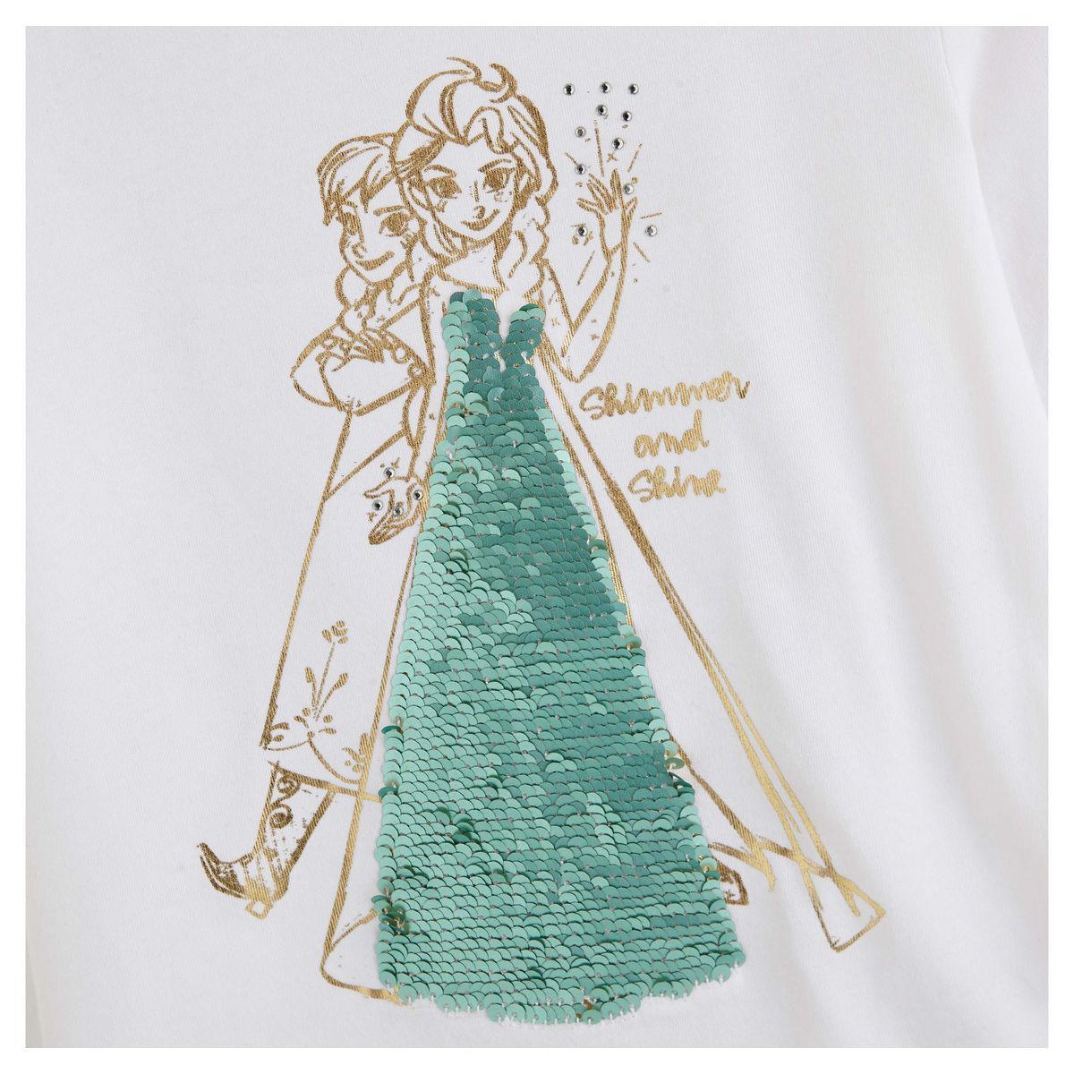 Reine des neiges T-shirt manches longues fille