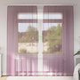 Voir la diapositive 1 : VIDAXL Rideaux en voile avec boucles 2 pcs violet 140x245 cm