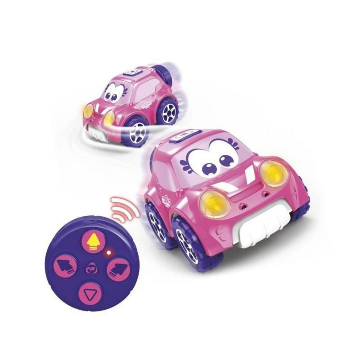 TOOKO Voiture télécommandée - TOOKO - FOLLOW ME - Rose - Des 2 ans - Effets sonores et lumineux