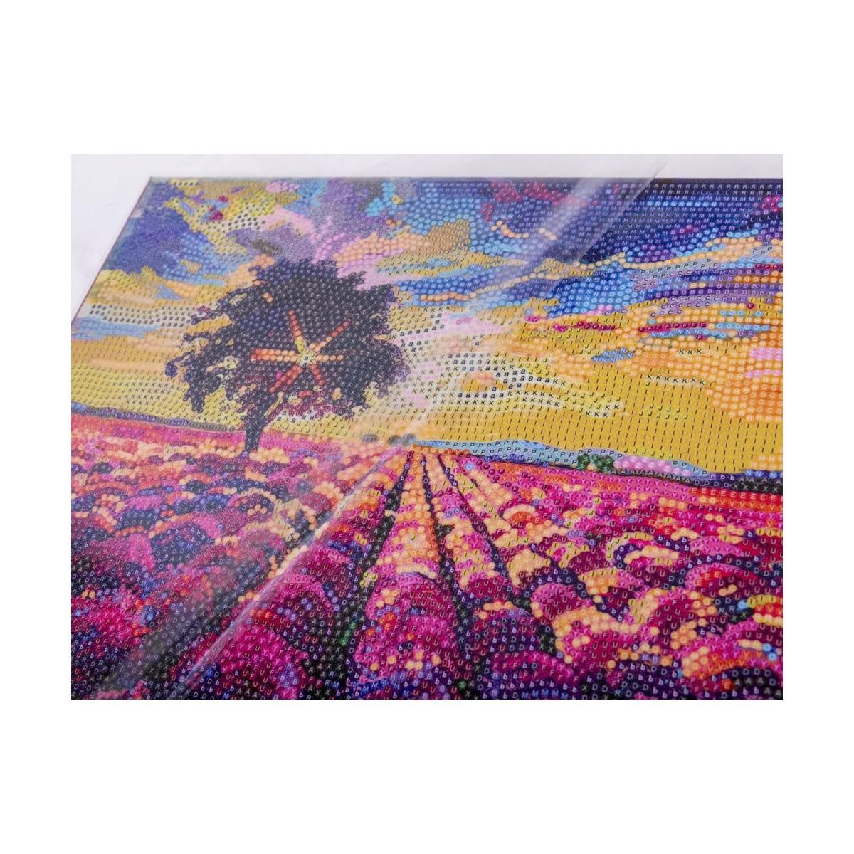 Oz International Kit tableau diamant 30x30cm- Lavande