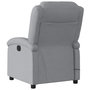 Voir la diapositive 5 : VIDAXL Fauteuil de massage inclinable electrique gris clair tissu