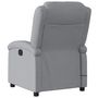 Voir la diapositive 5 : VIDAXL Fauteuil de massage inclinable electrique gris clair tissu